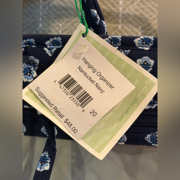 Vera Bradley Hanging Travel Organizer - Nantucket Navy - Picture 3 of 8